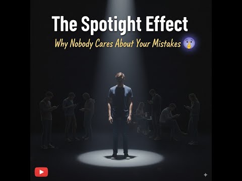 Der Spotlight-Effekt: Warum niemand deine Fehler bemerkt 🤫