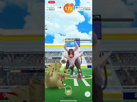 Pokémon Go - Mega Raid - Mega Houndoom