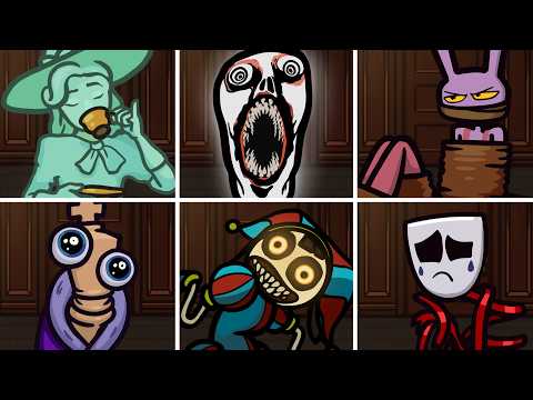 THE AMAZING DIGITAL CIRCUS Ep 3 in Among Us - The Mystery Of Mildenhall Manor