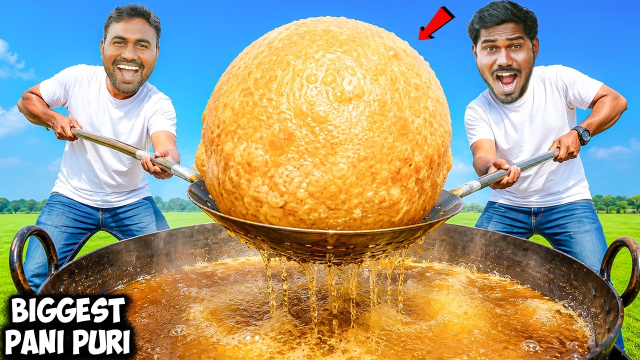 We Made World's BIGGEST Pani Puri 😱| Result Will Shock You! Mad Brothers