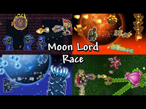 Terraria - Moon Lord Speedrun Race w/ afroman, TheHaboo, tjruk and Patrik2569