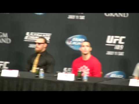 UFC 189: Press Conference Intro Conor McGregor vs Chad Mendes