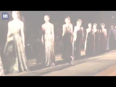 Video: Cheeky cat gatecrashes Dior runway and pees on audience