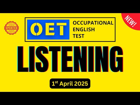 OET listening test for nurses |  OET 2.0 Online Classroom