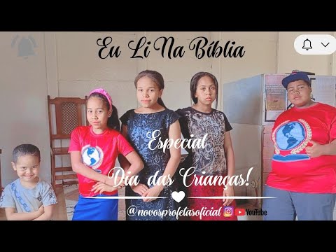 Novos Profetas - Eu Li Na Bíblia (Especial #DiaDasCrianças 🍭🎠 #AoVivo #Explore)