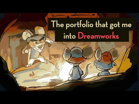 The story portfolio that got my first job at DreamWorks feature