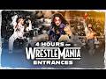 4 HOURS Of WrestleMania Entrances
