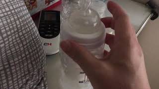 How to remove bubbles from baby formula after shaking.