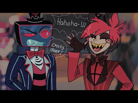 The Vees + Pilot!Alastor react to Al & Vox (P1)
