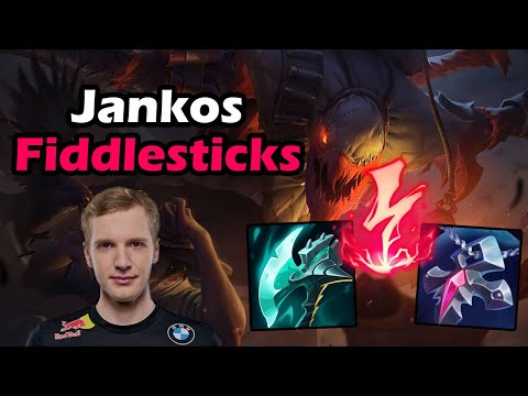 Jankos Fiddlesticks jungle Full game - League of legends Patch 12.13