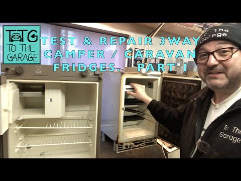 3 way camper and caravan fridges. How to repair them part 1. Gas
