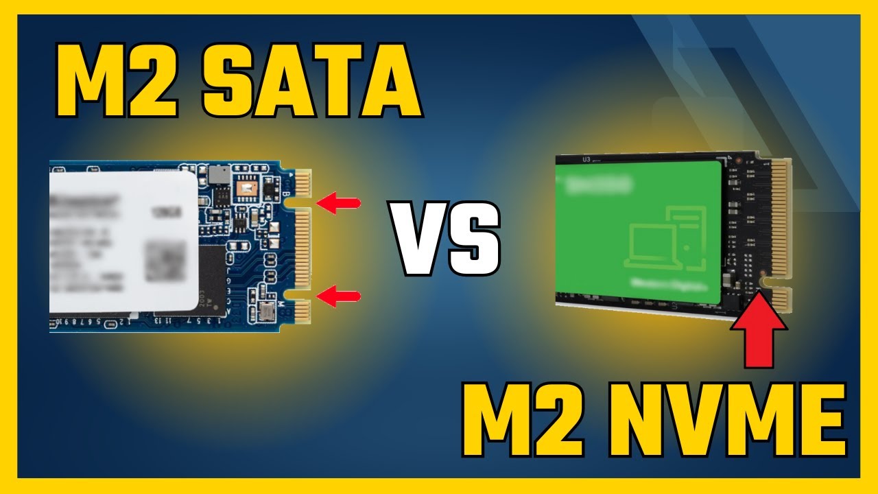 Diferença dos SSDs "M2 SATA" e "M2 NVMe"