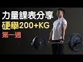 來自台灣健力高手的課表|第一週