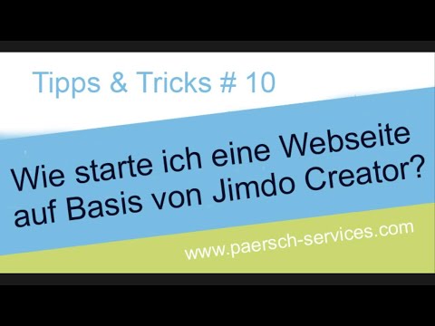 Jimdo Creator: die neue Website direkt auf der Produktseite von Jimdo starten