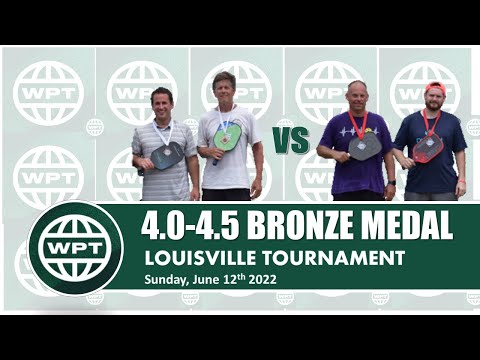 World Pickleball Tour (WPT) @4.0 Louisville - 4.5 Mens' Doubles Bronze Medal Match
