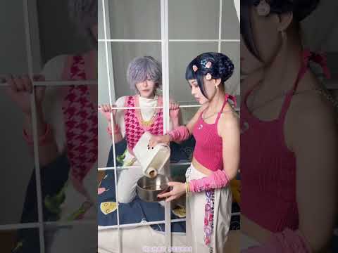 kpop demon hunters cosplay funny moments ✨️|| #anime #kpopdemonhunter #sajaboys #cosplay #funny