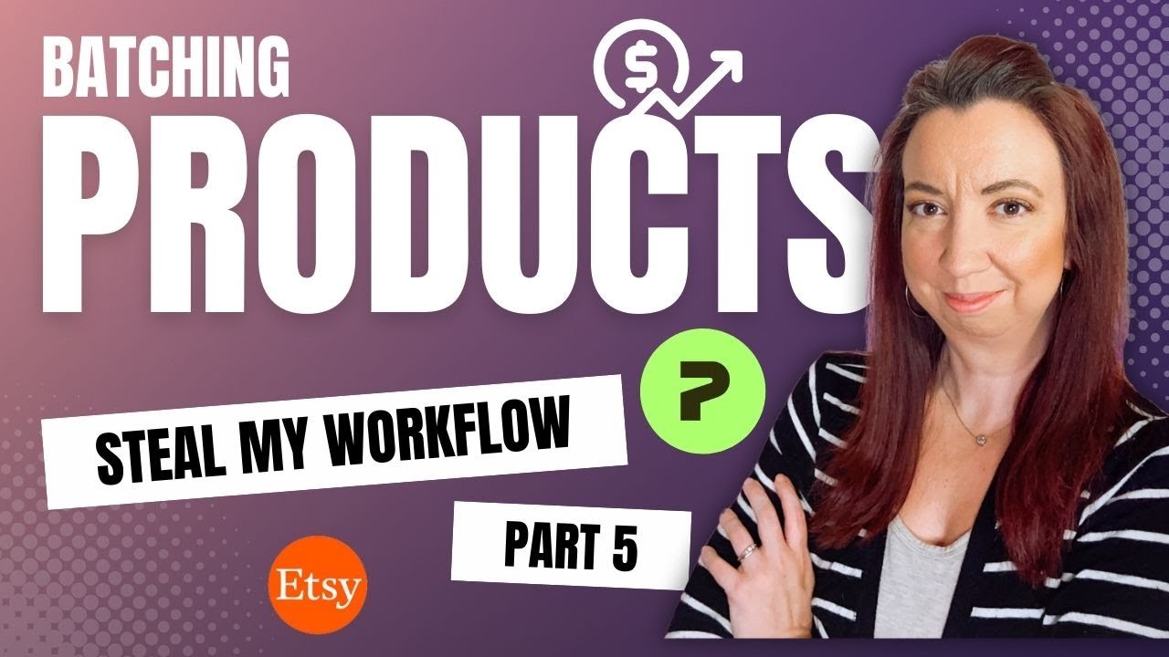 My Printify Batching Process - Master my ENTIRE Etsy Print on Demand Workflow (Part 5)