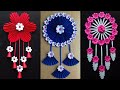 3 Beautiful And Easy Wall Decor Ideas | Paper Flower Wall Decor Ideas | Paper Crafts