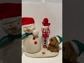 2013 Hallmark Jingle Pals Merry Carolers Trio Snowman Rex The Dog With Little Red Bird