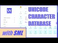 Unicode Character Database with SML - Combine multiple CSVs into one SML