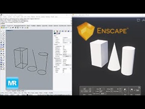 Enscape render per Rhino - Lezione #1 #enscape3d #rhinoceros