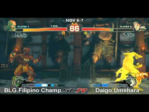 Daigo Umehara vs BLG.Filipino Champ [SCR 2010 Final] reactions