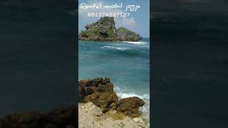 Download lagu Ombak besar pantai Nglambor Gunungkidul Yogyakarta mp3
