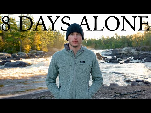 8 Days Alone Canoe Camping In Remote Canada