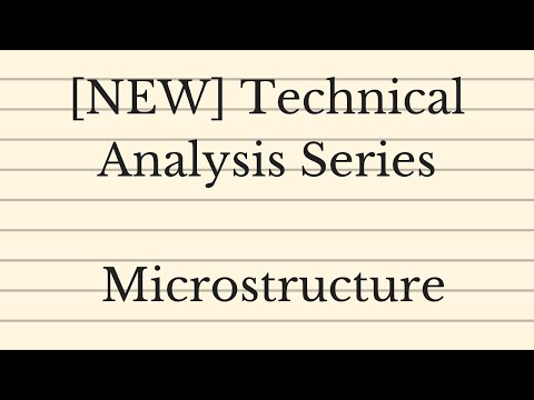 Technical Analysis Series - Market Microstructure (UPDATED)