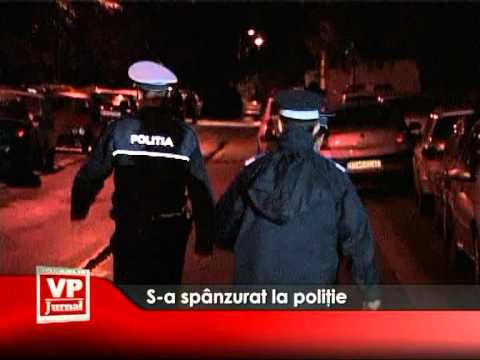 S-a spânzurat la poliţie