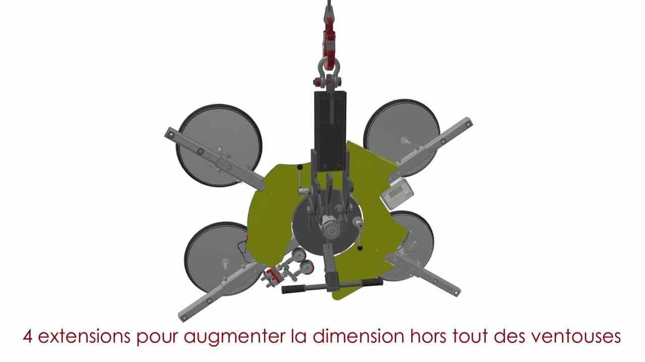 Palonnier à ventouse VB4 T PRO