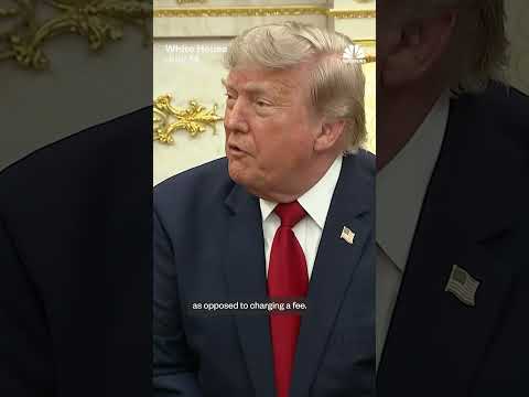 President Trump on why he backed off plan for a toll in the Strait of Hormuz after one day