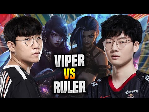 VIPER vs RULER! - EDG Viper Plays Jinx ADC vs GEN Ruler Aphelios! | Season 2022