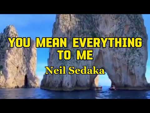 YOU MEAN EVERYTHING TO ME by Neil Sedaka (lyric & terjemah)