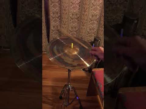 Buffalo Cymbalsmiths 15.75" Tricked up Patina Crash image 4