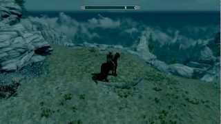 Skyrim - Daedric armor and Shadowmere
