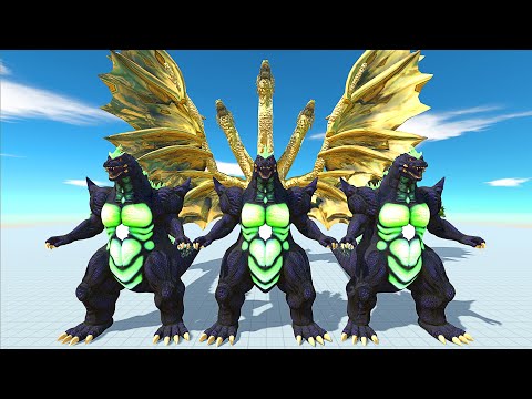 Super Godzilla vs Ghidorah - Animal Revolt Battle Simulator
