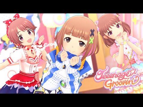 「デレステ」Teeenage☆Groovin' (Game ver.) 喜多見柚、椎名法子、棟方愛海 SSR