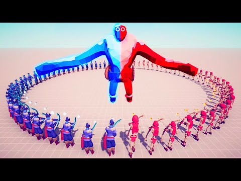 EVERY UNIT vs 100x FIRE & ICE ARCHERS - Totally Accurate Battle Simulator TABS