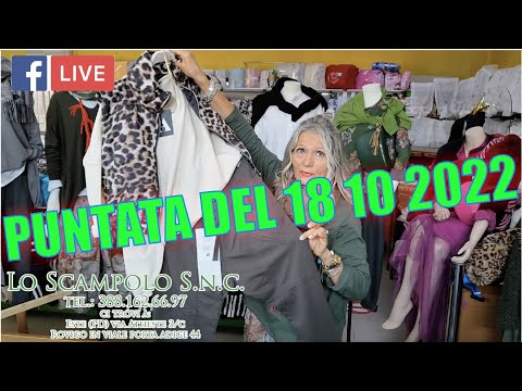 PUNTATA N.39 del 18/10/2022 - Lo Scampolo di Antonioli - SIAMO AD ABILMENTE VICENZA PAD 7 STAND 623!