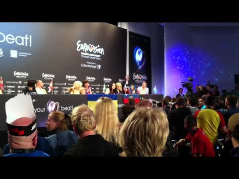 Slovenia's Maja Keuc semi-final press conference