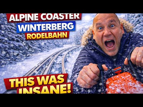 Schanzen Wirbel Winterberg – Rodelbahn / Alpine Coaster POV in Winter