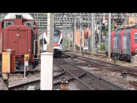 S1014160, in partenza dal Binario 6 da Bellinzona in direzione Castione-Arbedo - Biasca