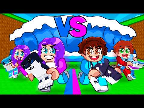 Babies vs. Adults Race Against a Tsunami...