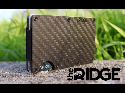 The ridge wallet carbon fiber