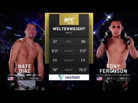 Nate Diaz vs. Tony Ferguson Highlights