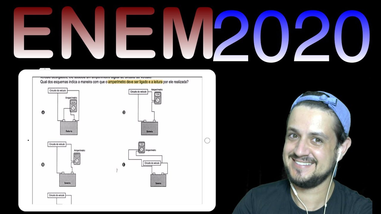 ENEM 2020 Uma pessoa percebe que a bateria de seu veículo fica descarregado após...