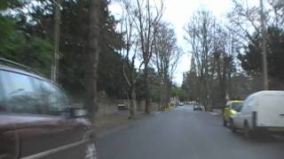 preview picture of video 'Driving Along Priory Road & Avenue Road, Great Malvern, Worcestershire, UK 10th December 2010'
