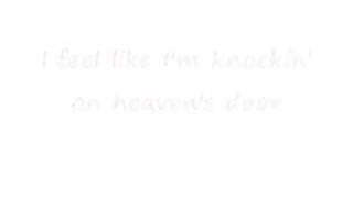 avril lavigne knocking on heavens door lyrics by shelley