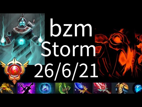 bzm Storm Spirit vs Zeus Ursa Abaddon SF Batrider - dota2
